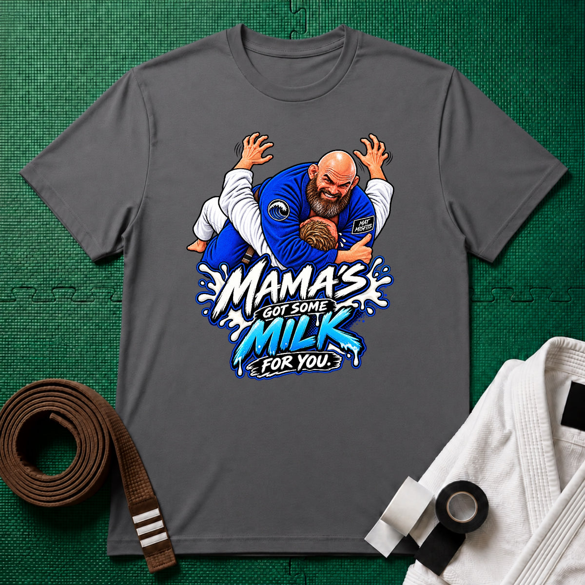 Mama's Milk Brown Belt T-Shirt