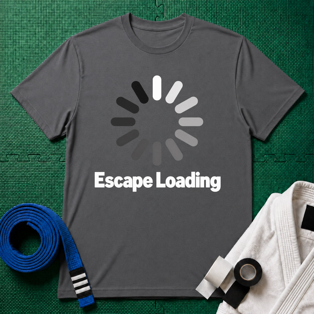 Escape Loading T-Shirt in Charcoal
