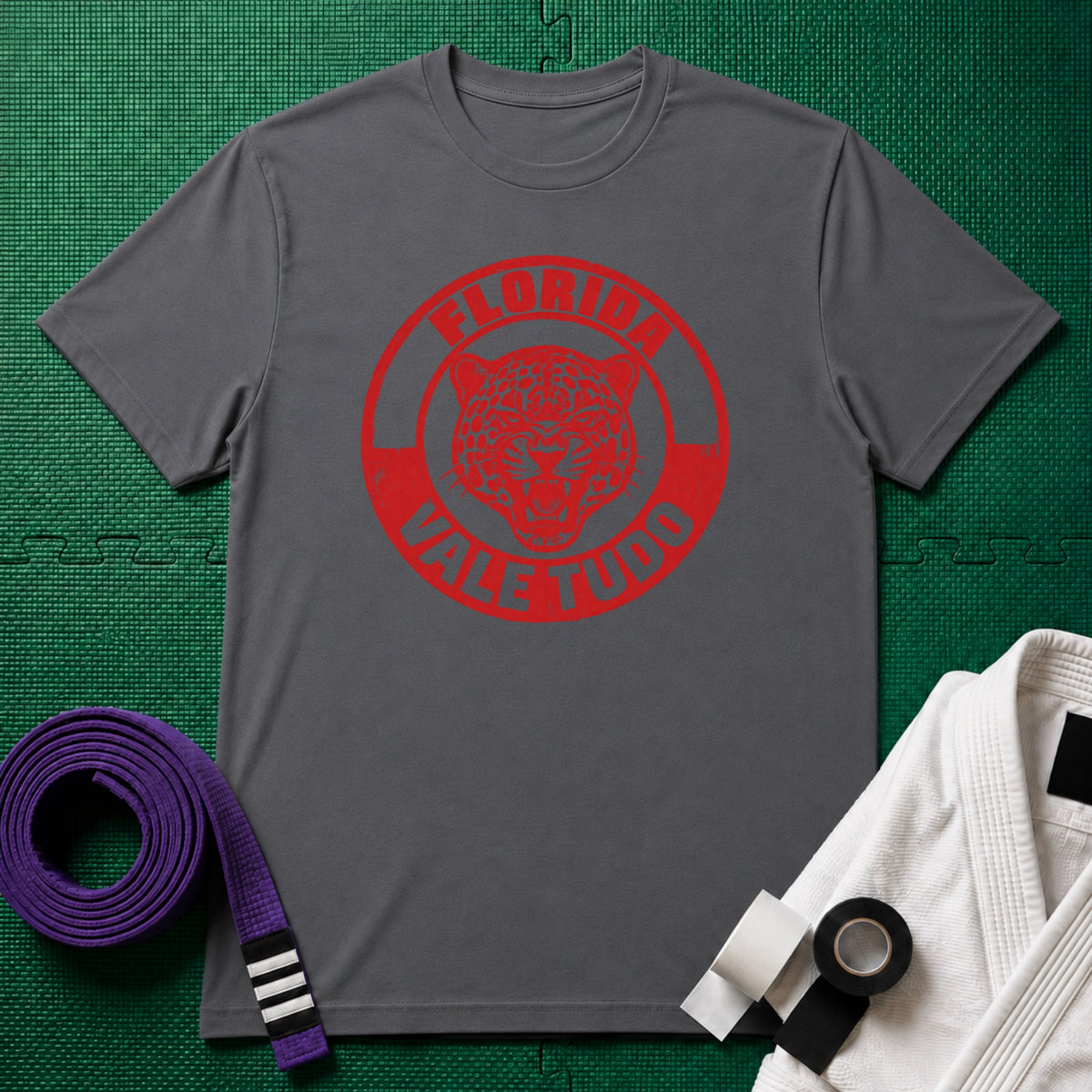 Florida Vale Tudo T-Shirt, Charcoal