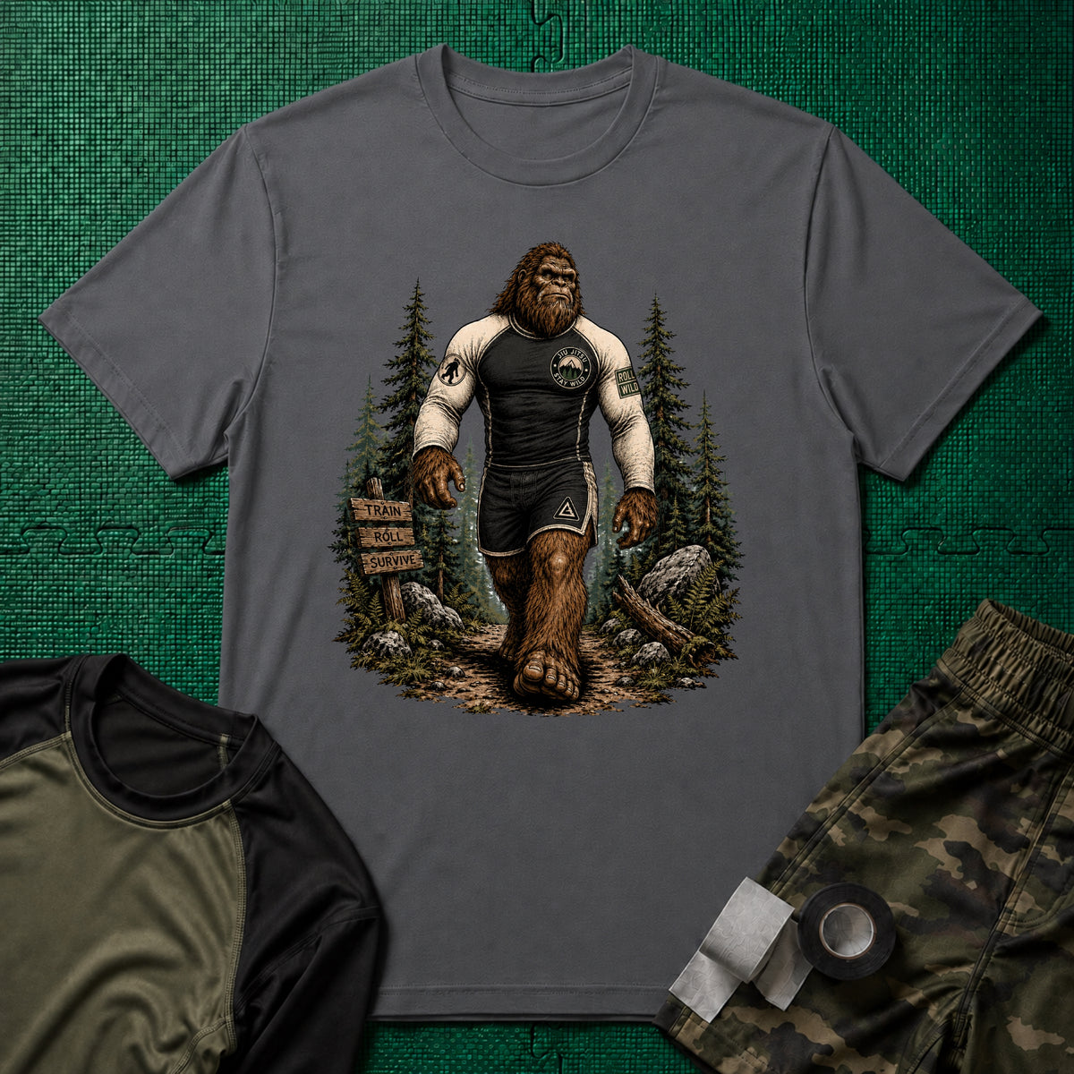 Bigfoot Forest No Gi Belt T-Shirt
