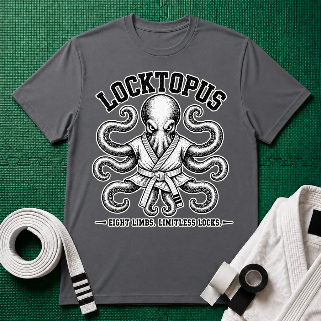 Locktopus White Belt T-Shirt