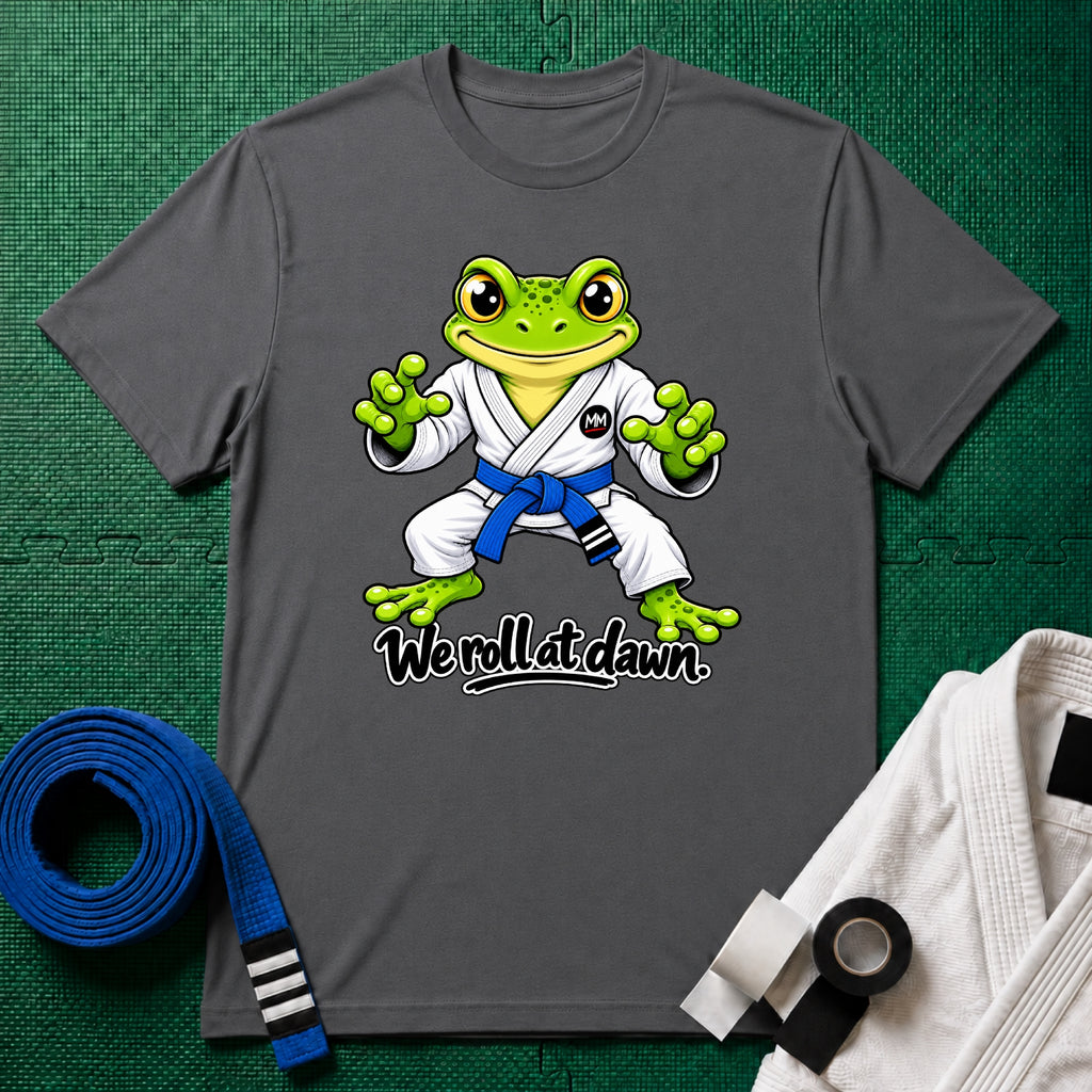 We Roll Blue Belt T-Shirt