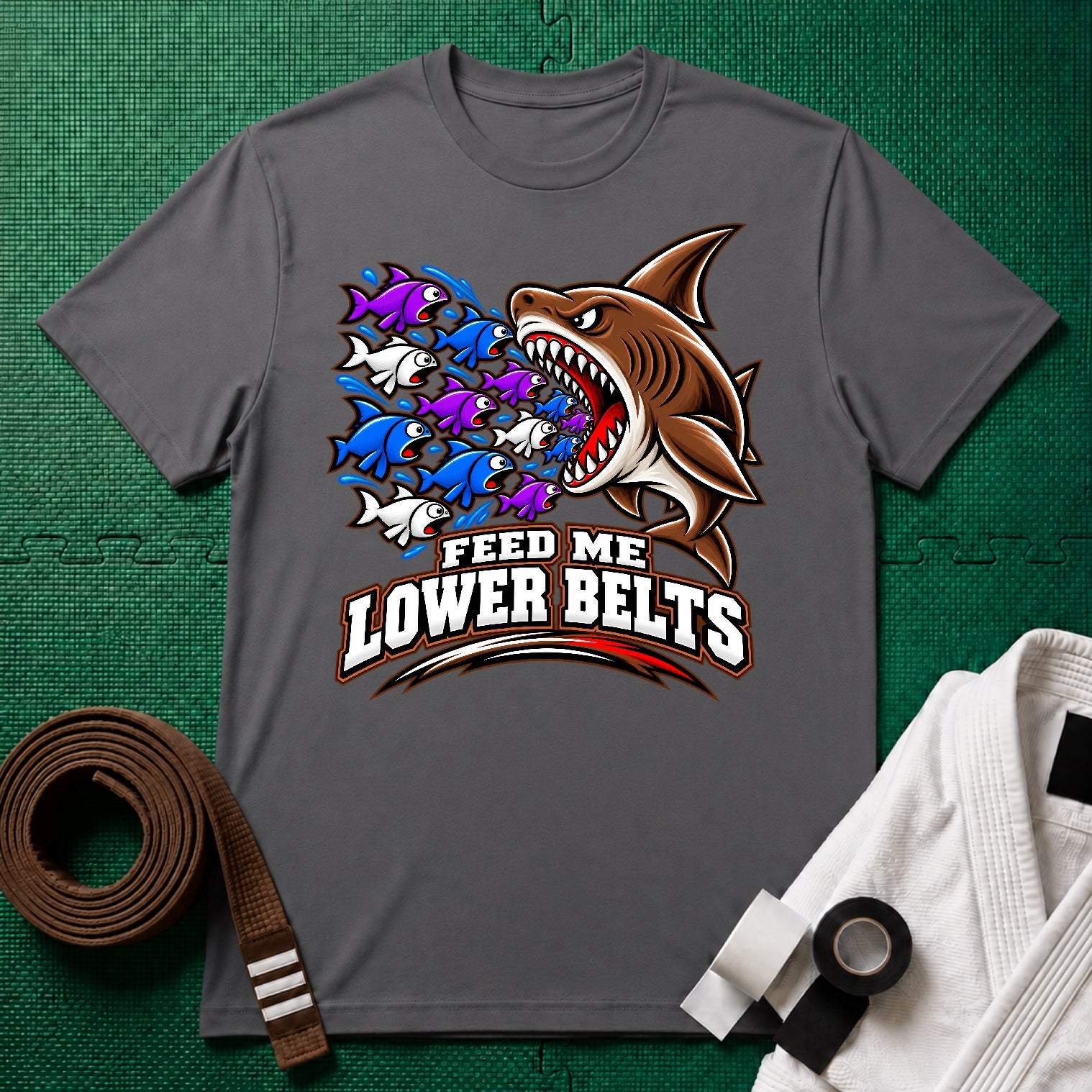 Feed Me Brown Belt T-Shirt