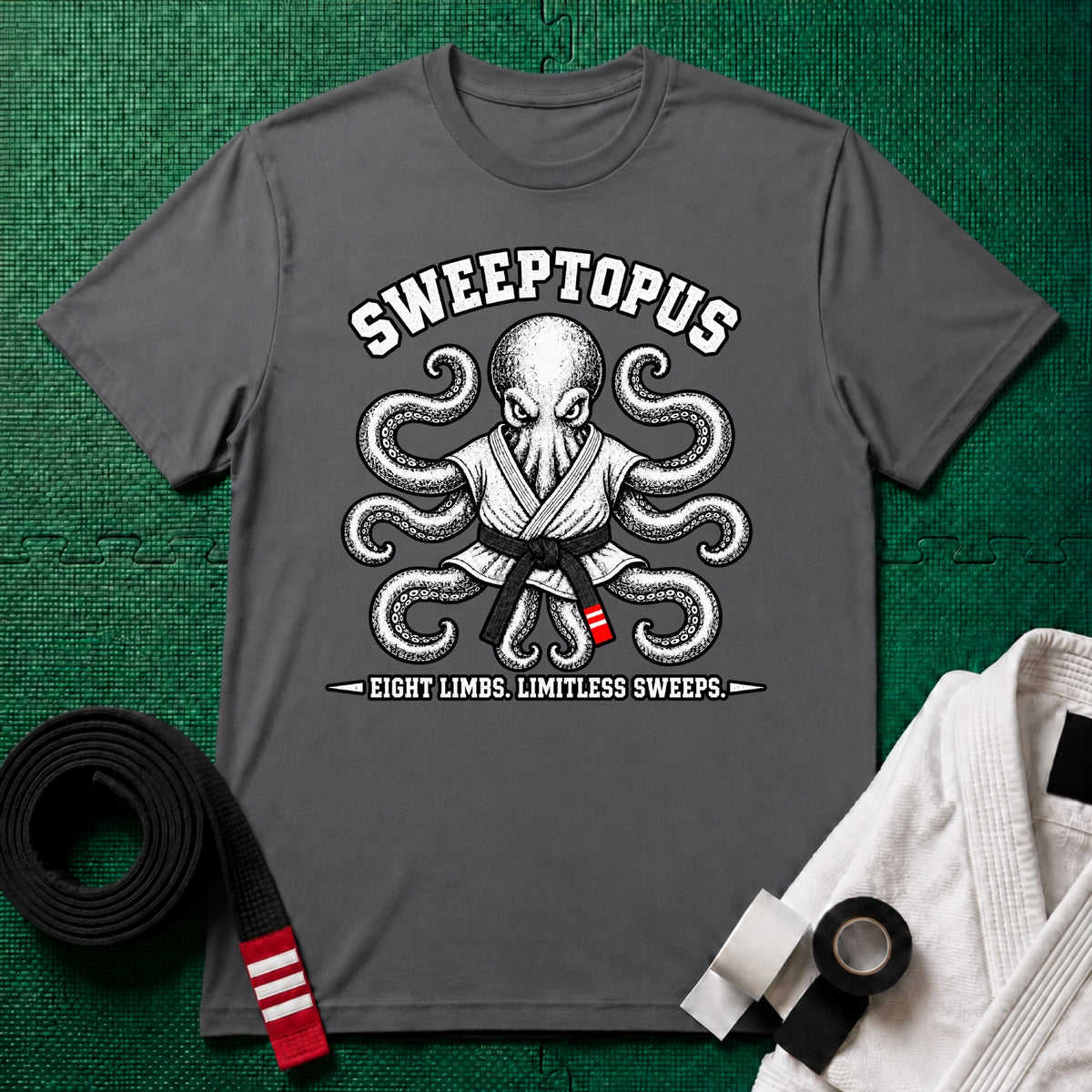 Sweeptopus Black Belt T-Shirt