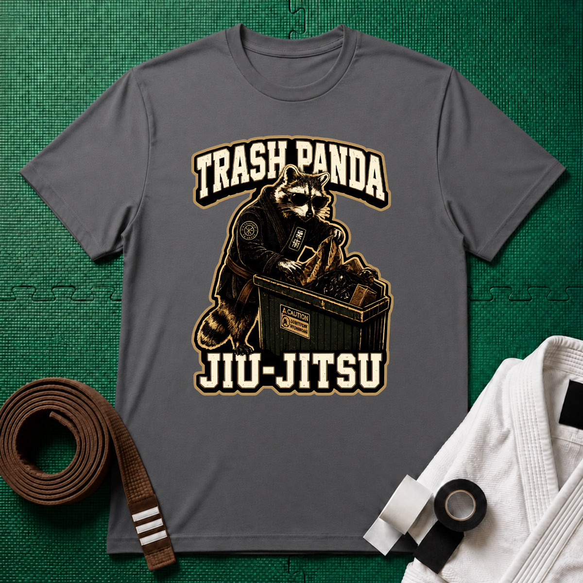 Trash Panda Brown Belt T-Shirt