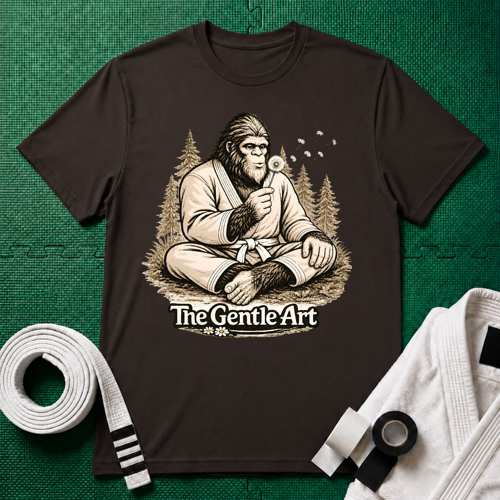 Bigfoot Dandelion White Belt T-Shirt