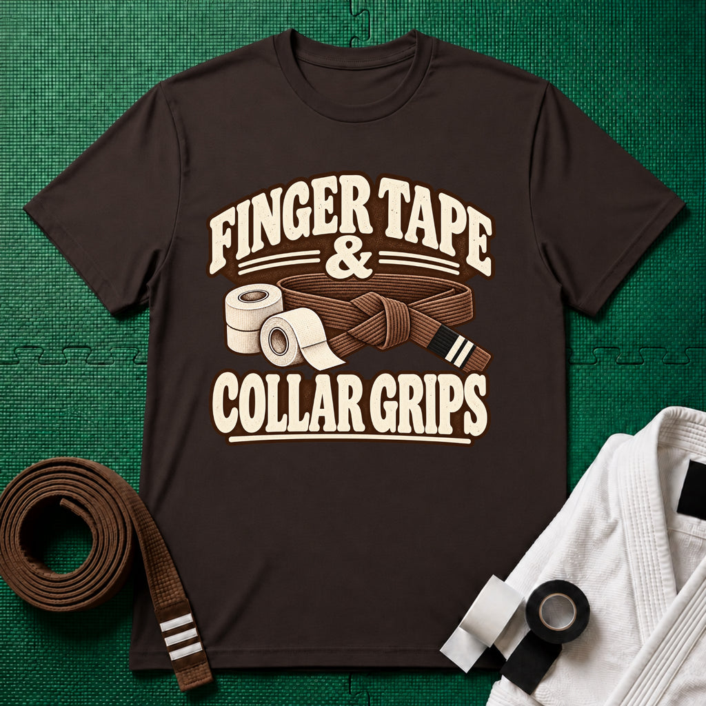Finger Tape Brown Belt T-Shirt