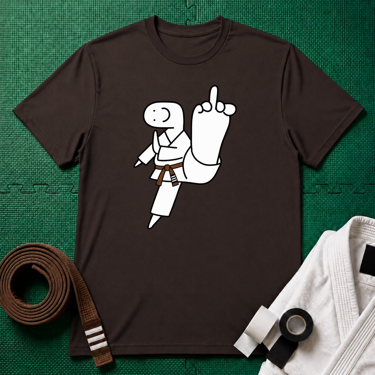 Middle Toe Brown Belt T-Shirt