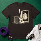 Guitar & Gi T-Shirt, Dark Chocolate