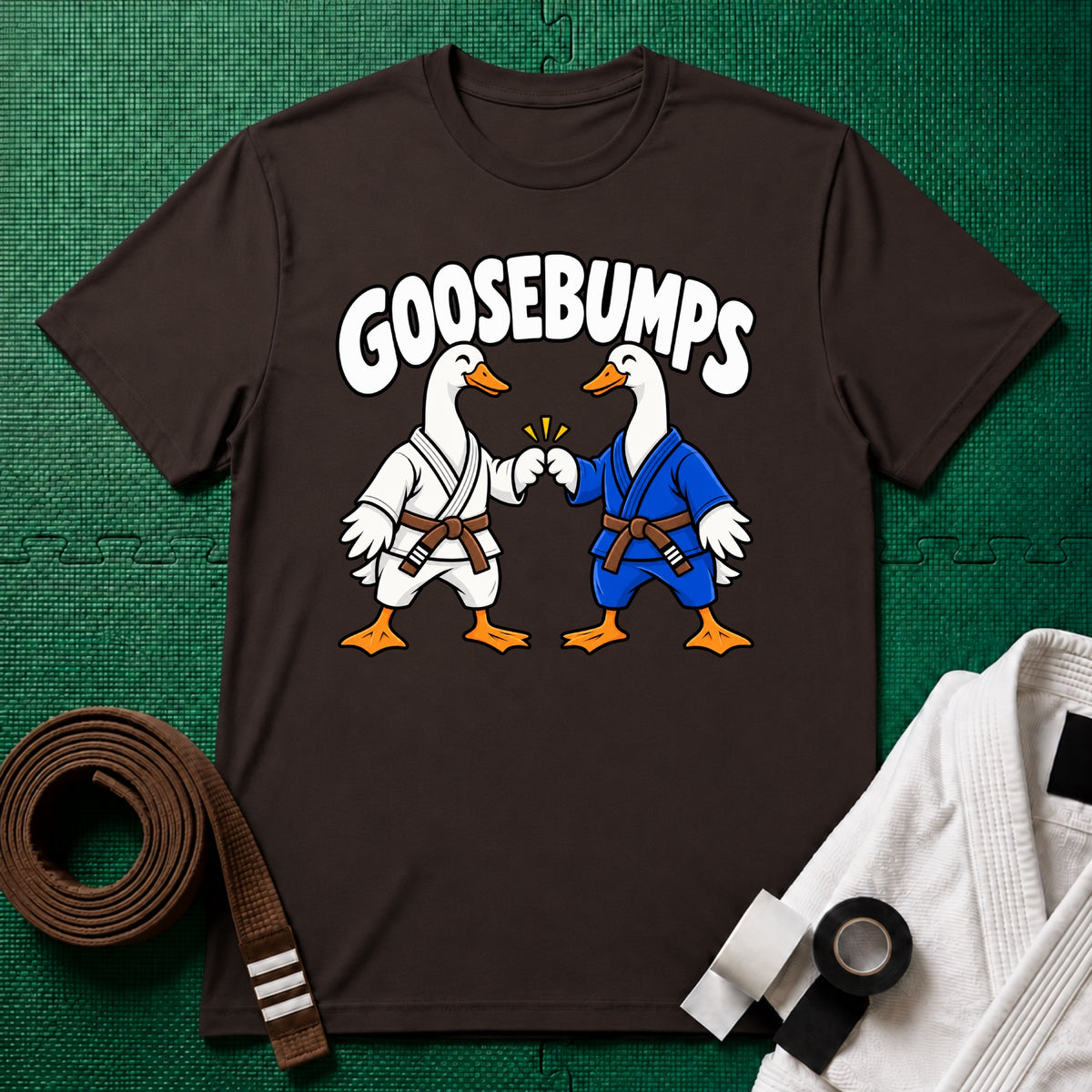 Goosebumps Brown Belt T-Shirt