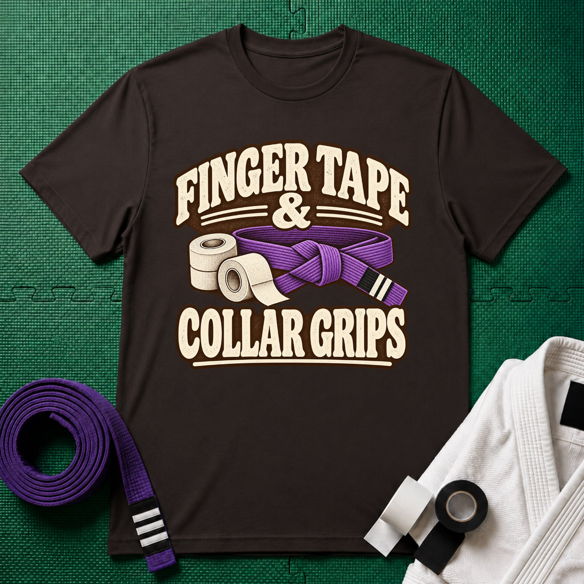 Finger Tape Purple Belt T-Shirt