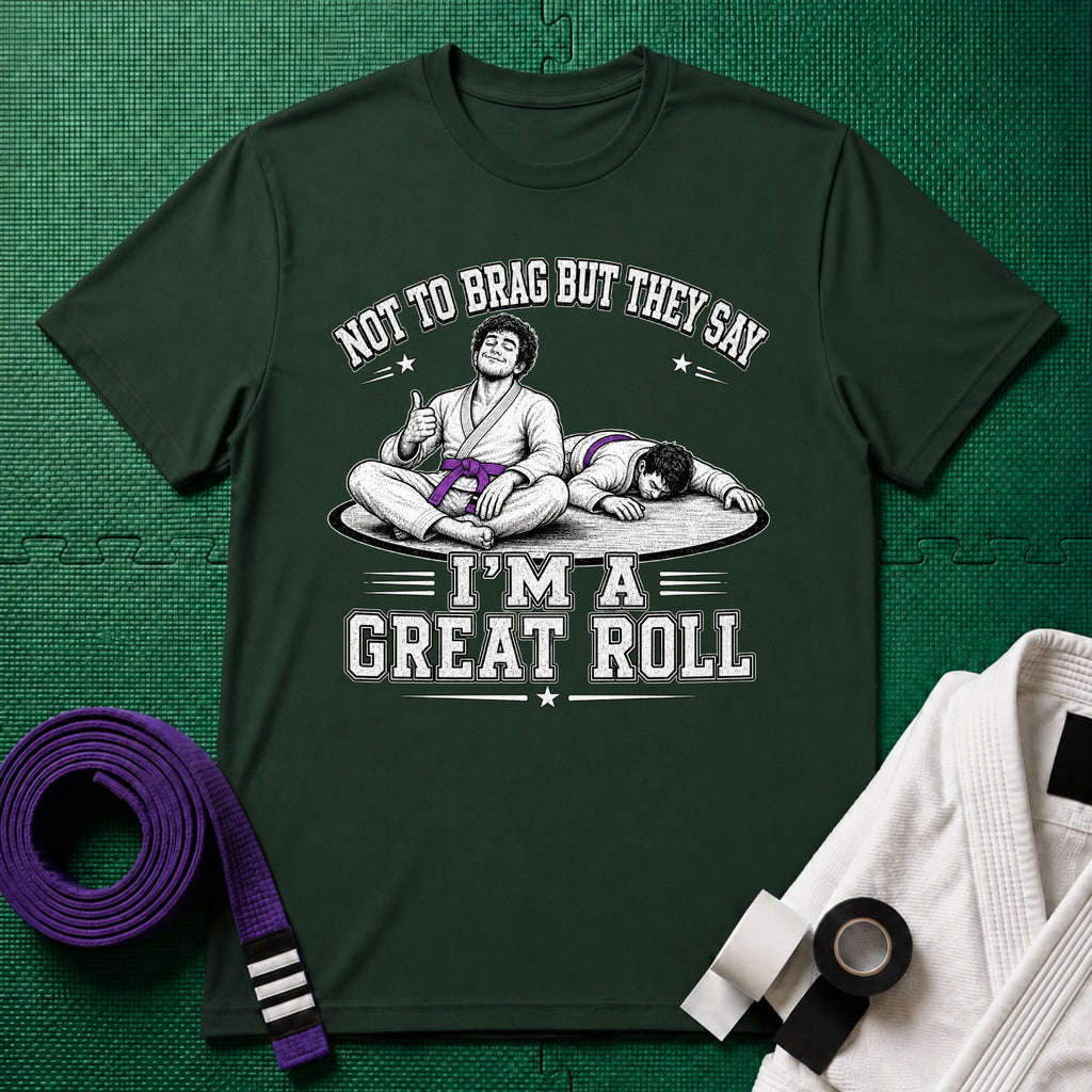 Not to Brag M Purple Belt T-Shirt