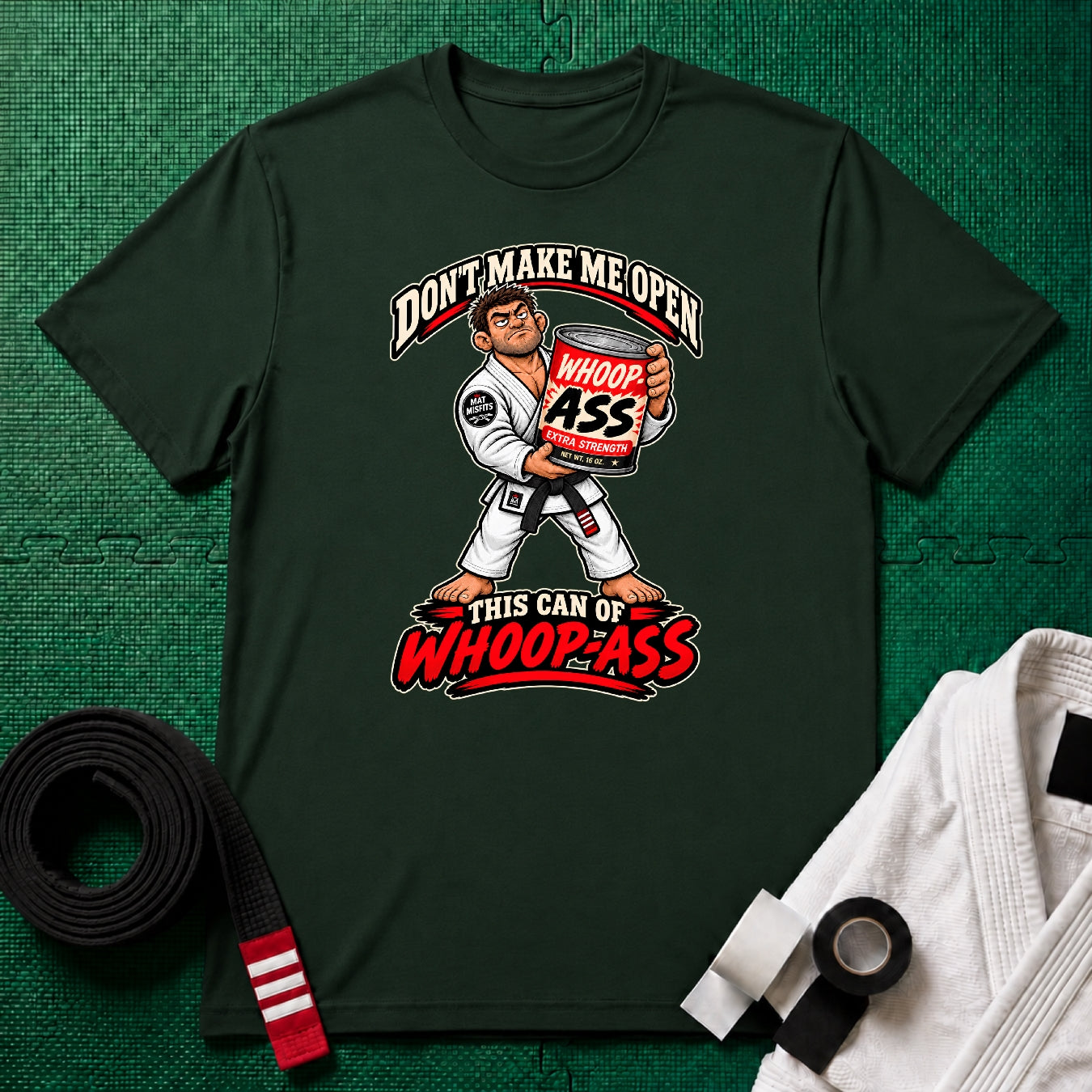 Whoop Ass Black Belt T-Shirt