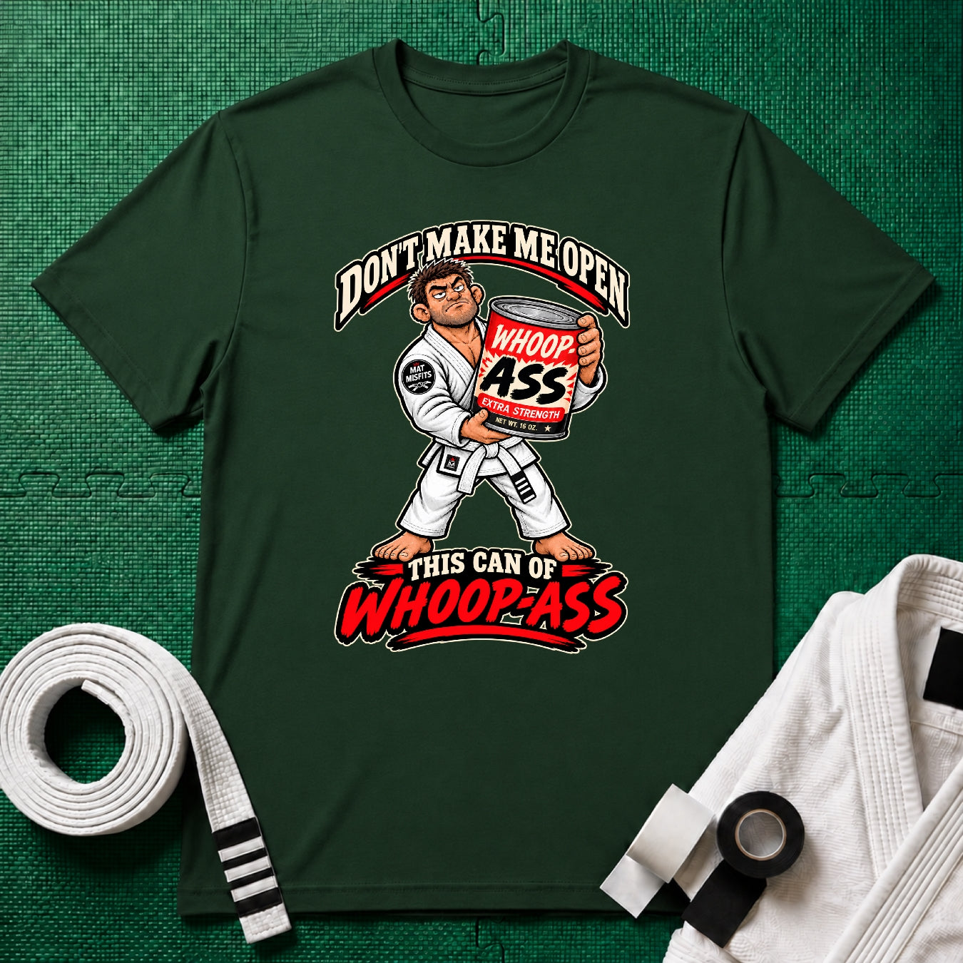 Whoop Ass White Belt T-Shirt