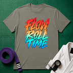 Flow Roll T-Shirt in Heather Green