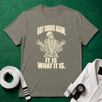 Subbed Again T-Shirt in Heather Green