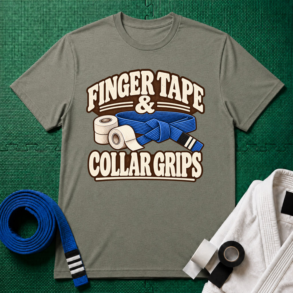 Finger Tape Blue Belt T-Shirt