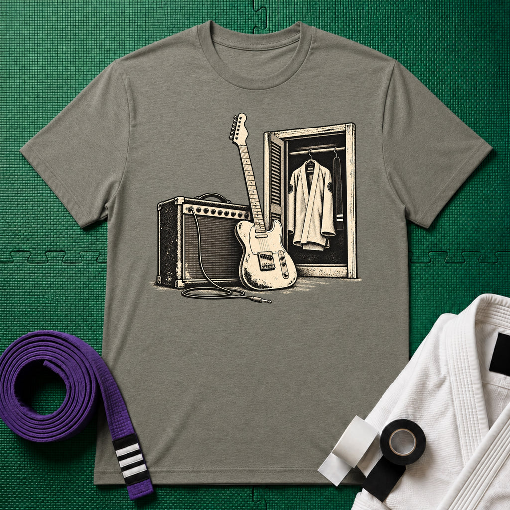 Guitar & Gi T-Shirt, Heather Green