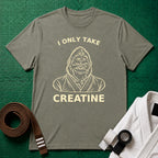 I Only Take Creatine Gorilla T-Shirt, Heather Green