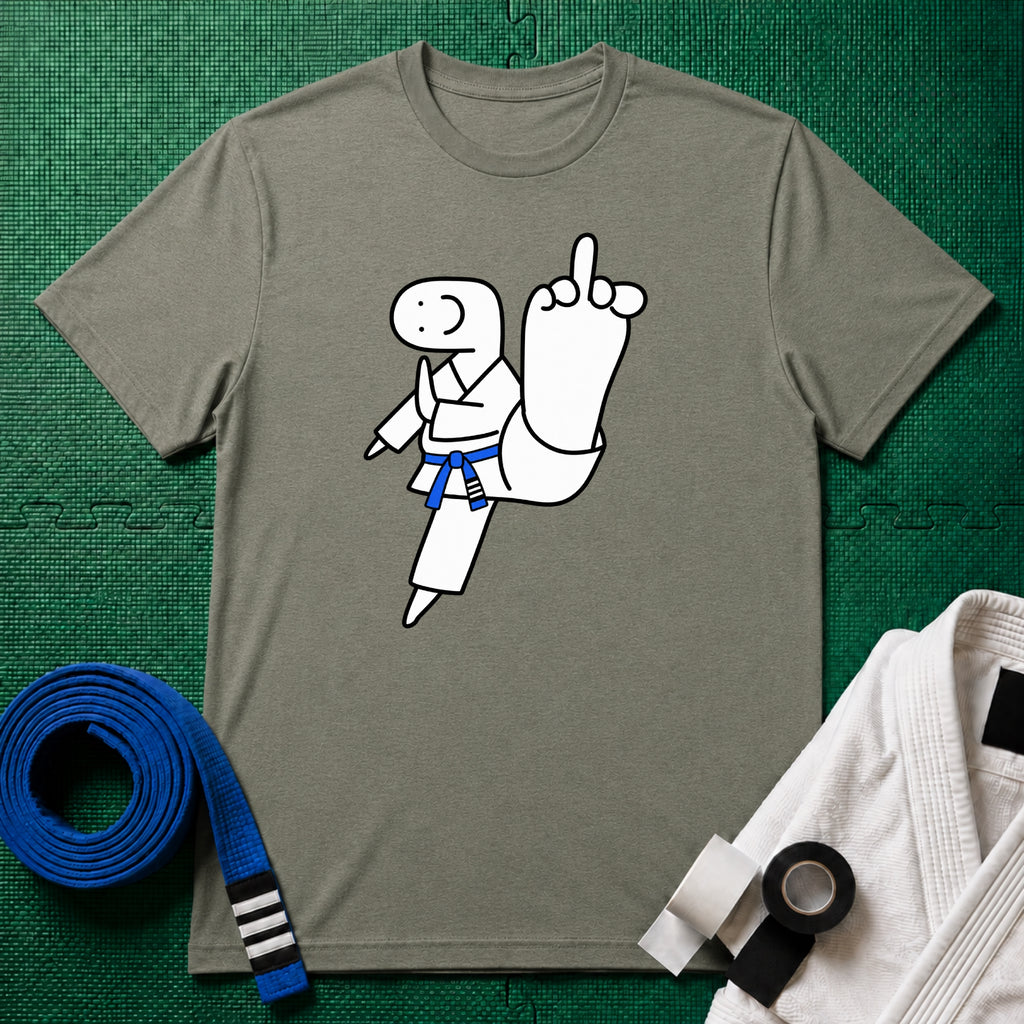 Middle Toe Blue Belt T-Shirt