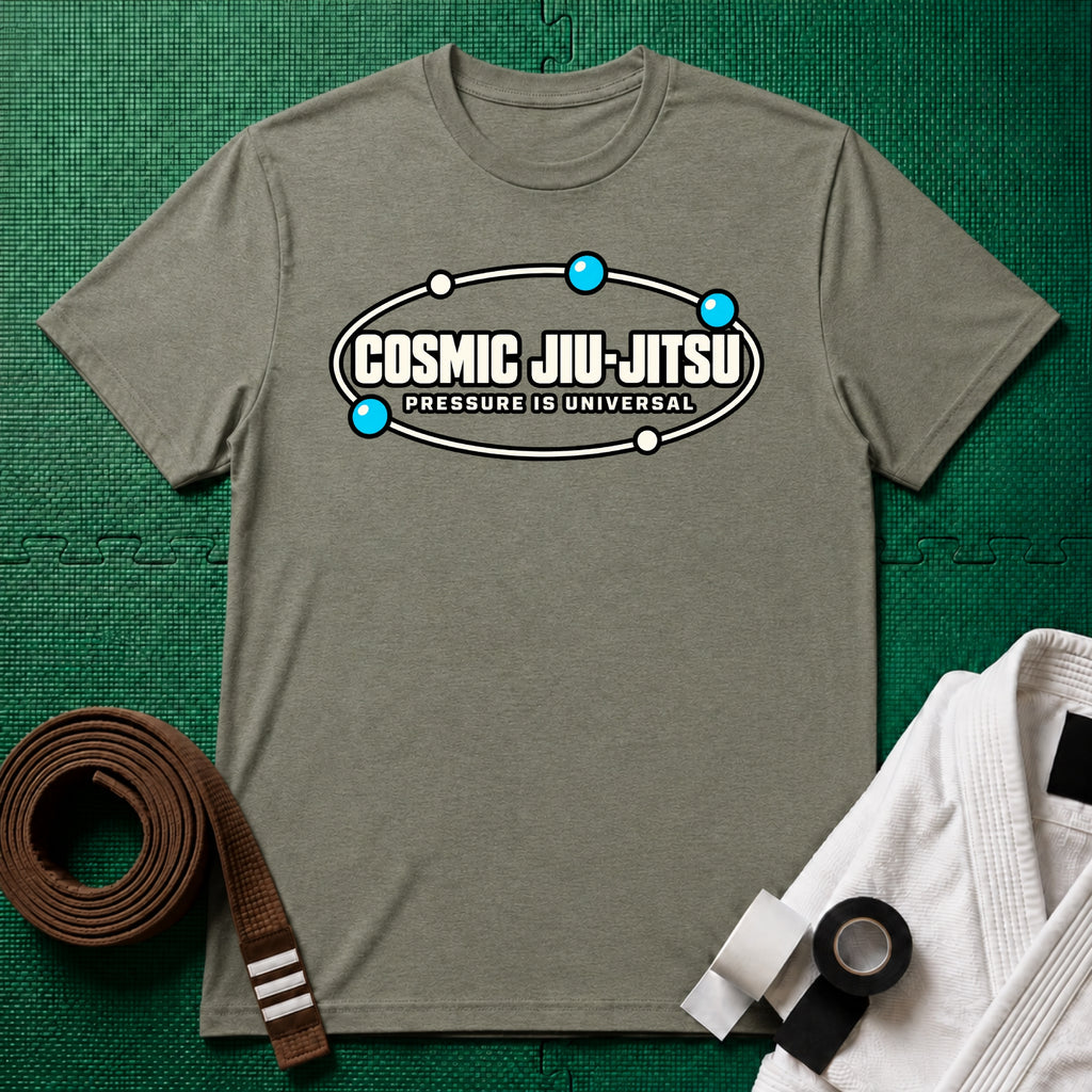 Cosmic Jiu-Jitsu T-Shirt in Heather Green