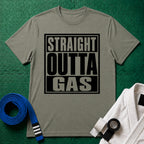 Straight Outta Gas T-Shirt, Heather Green