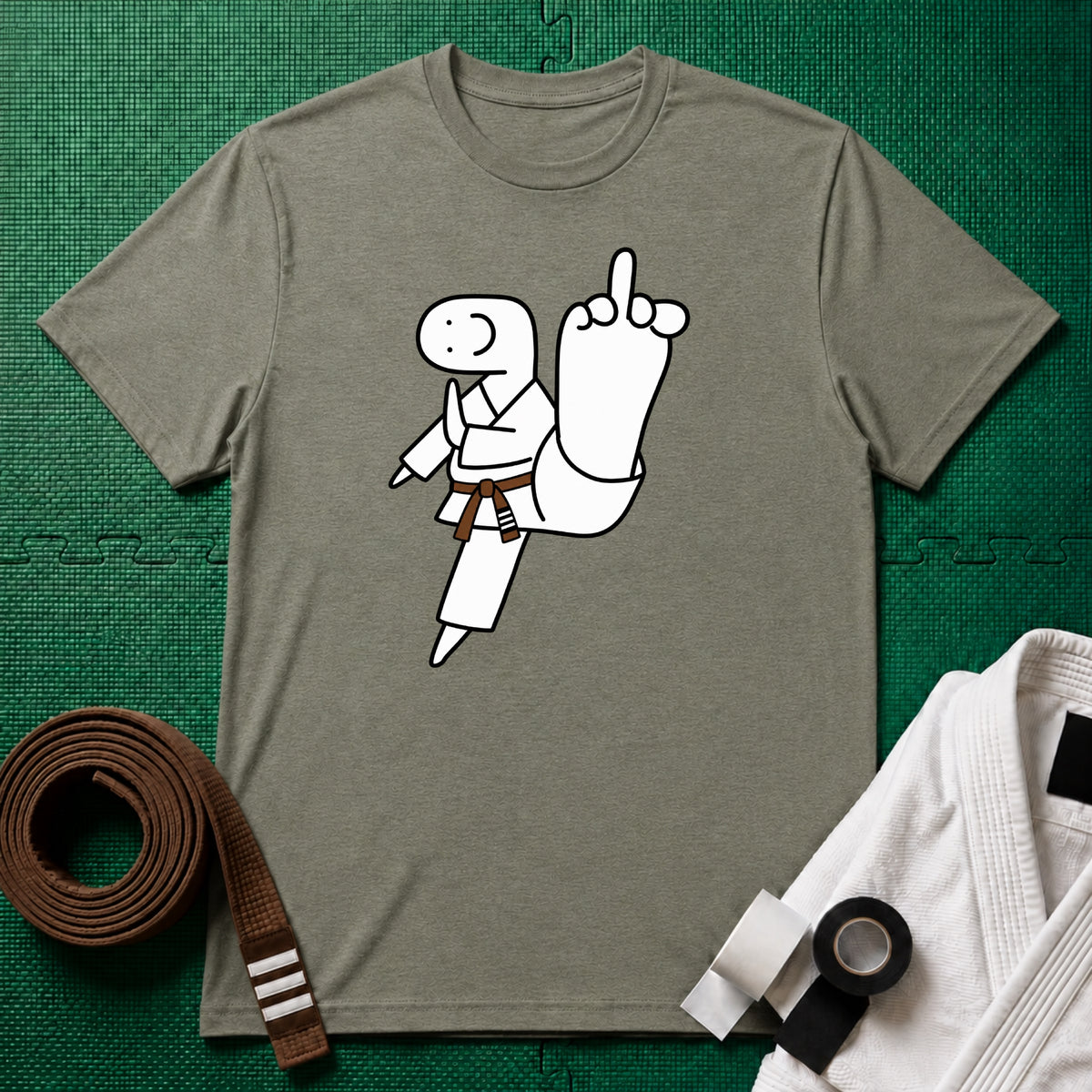 Middle Toe Brown Belt T-Shirt