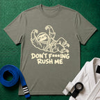 Don't Rush Me T-Shirt in Heather Green