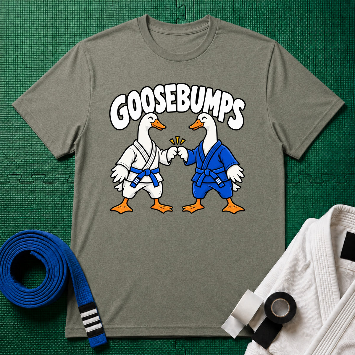 Goosebumps Blue Belt T-Shirt