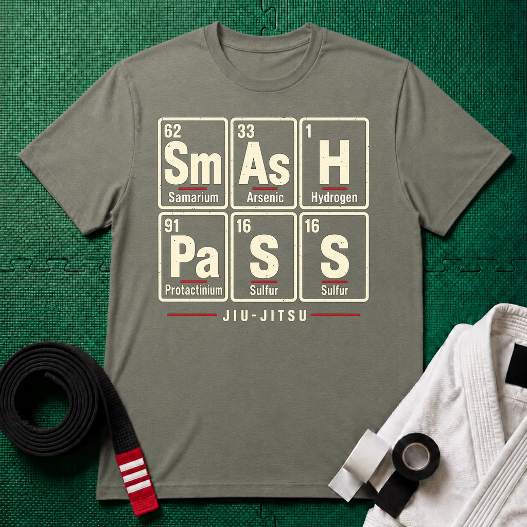 Smash Pass T-Shirt in Heather Military Green