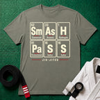 Smash Pass T-Shirt in Heather Military Green