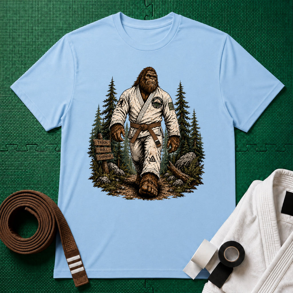 Bigfoot Forest Brown Belt T-Shirt