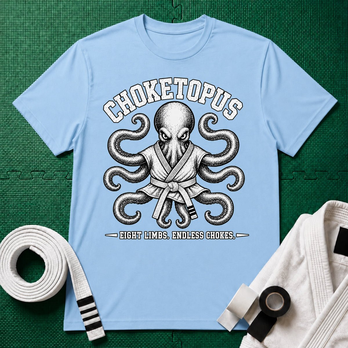 Choketopus White Belt T-Shirt