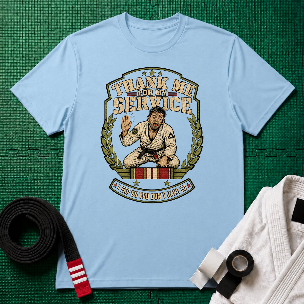 Thank me Black Belt T-Shirt