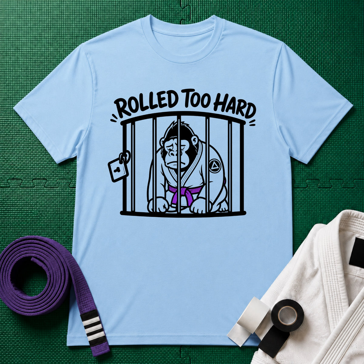 Rolled too Hard Purple Belt T-Shirt