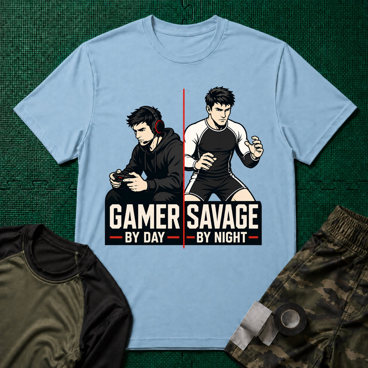 Gamer by Day No Gi T-Shirt