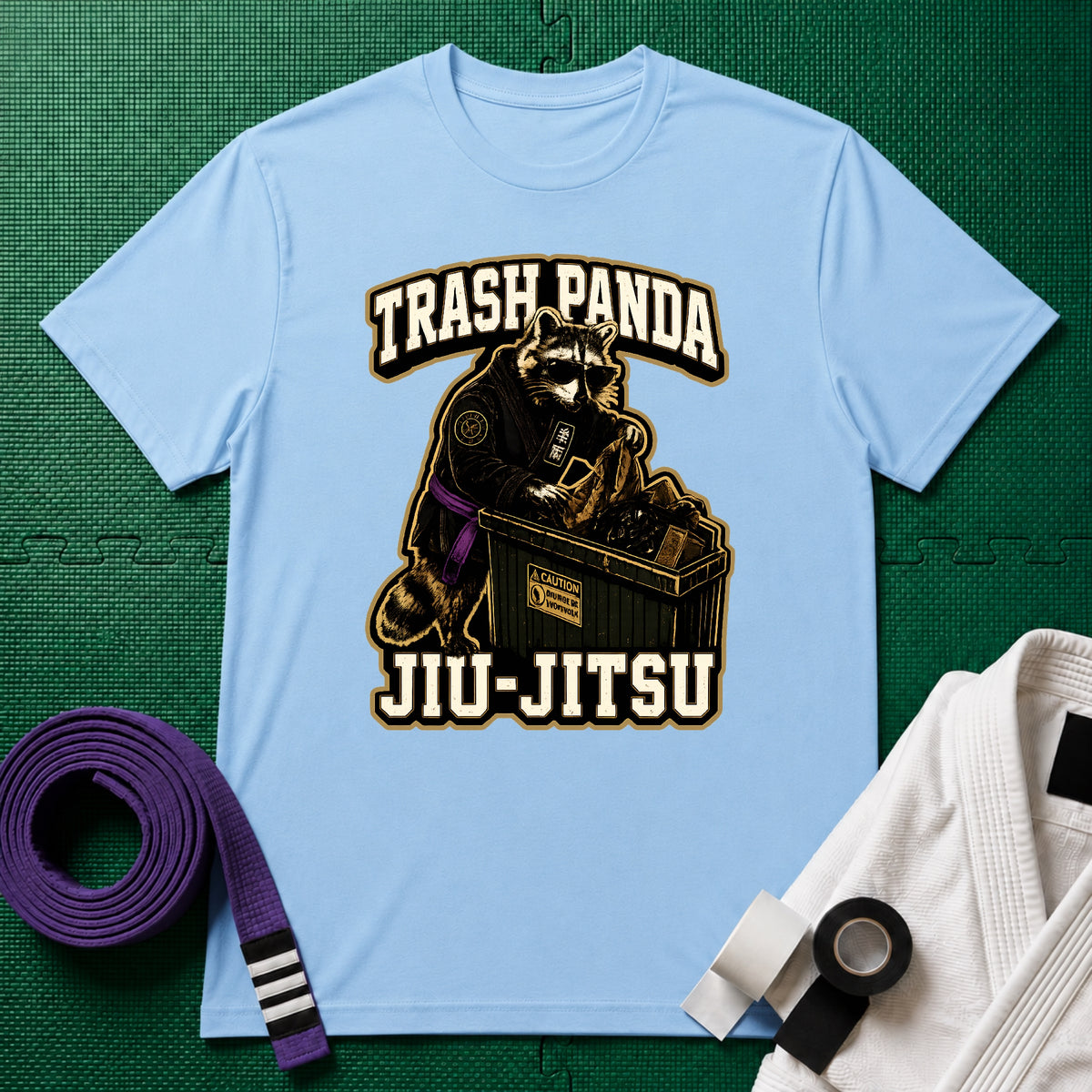 Trash Panda Purple Belt T-Shirt