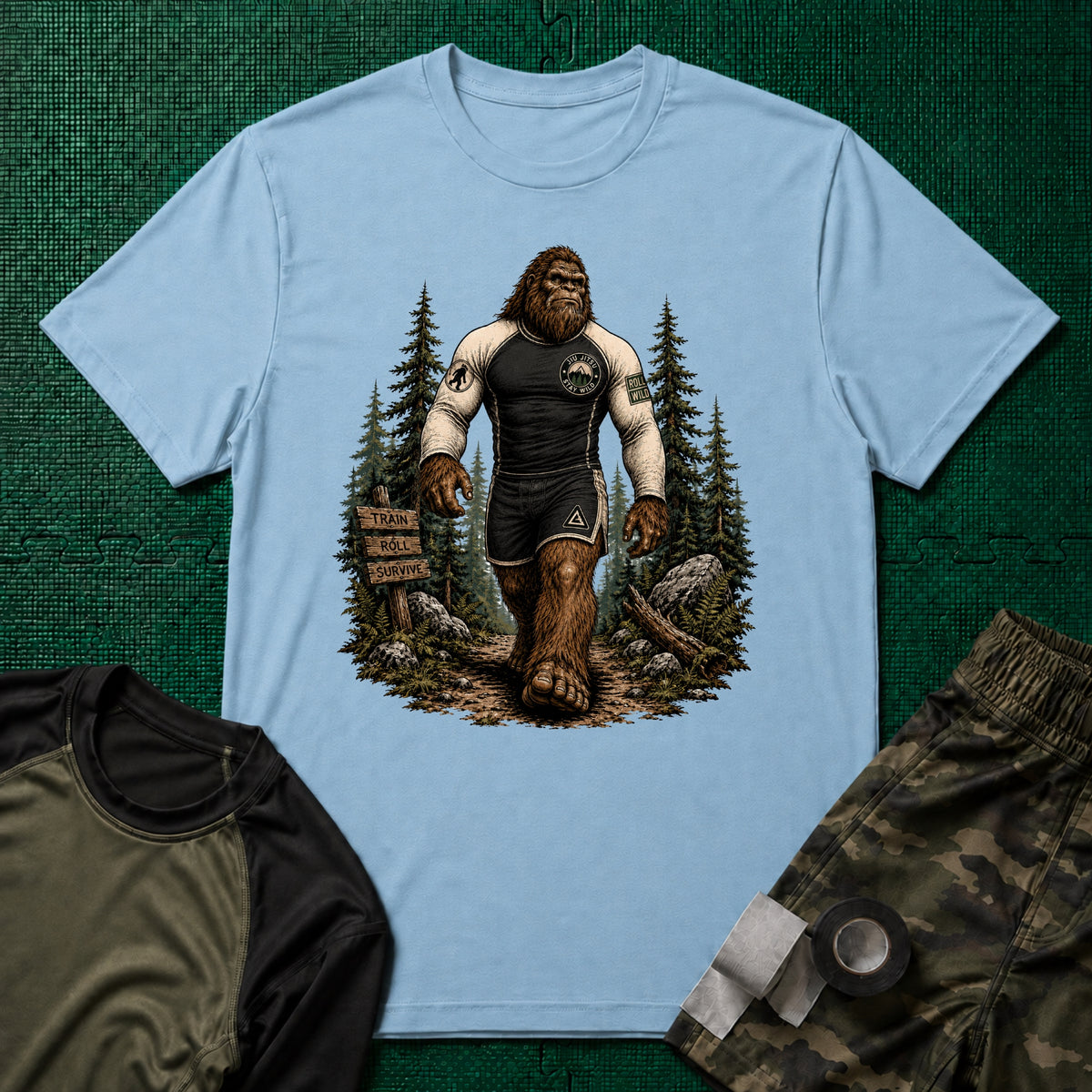 Bigfoot Forest No Gi Belt T-Shirt