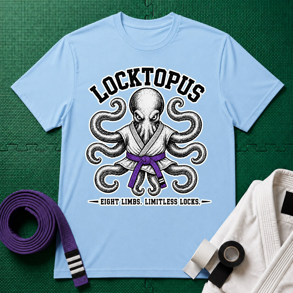 Locktopus Purple Belt T-Shirt