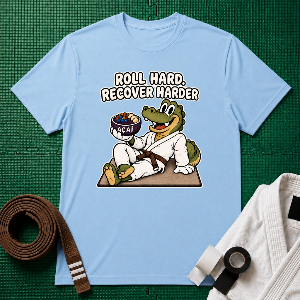 Roll Hard Brown Belt T-Shirt