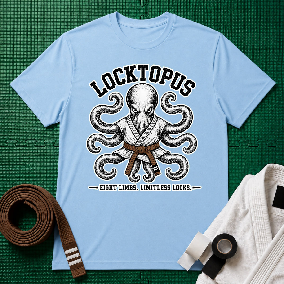 Locktopus Brown Belt T-Shirt