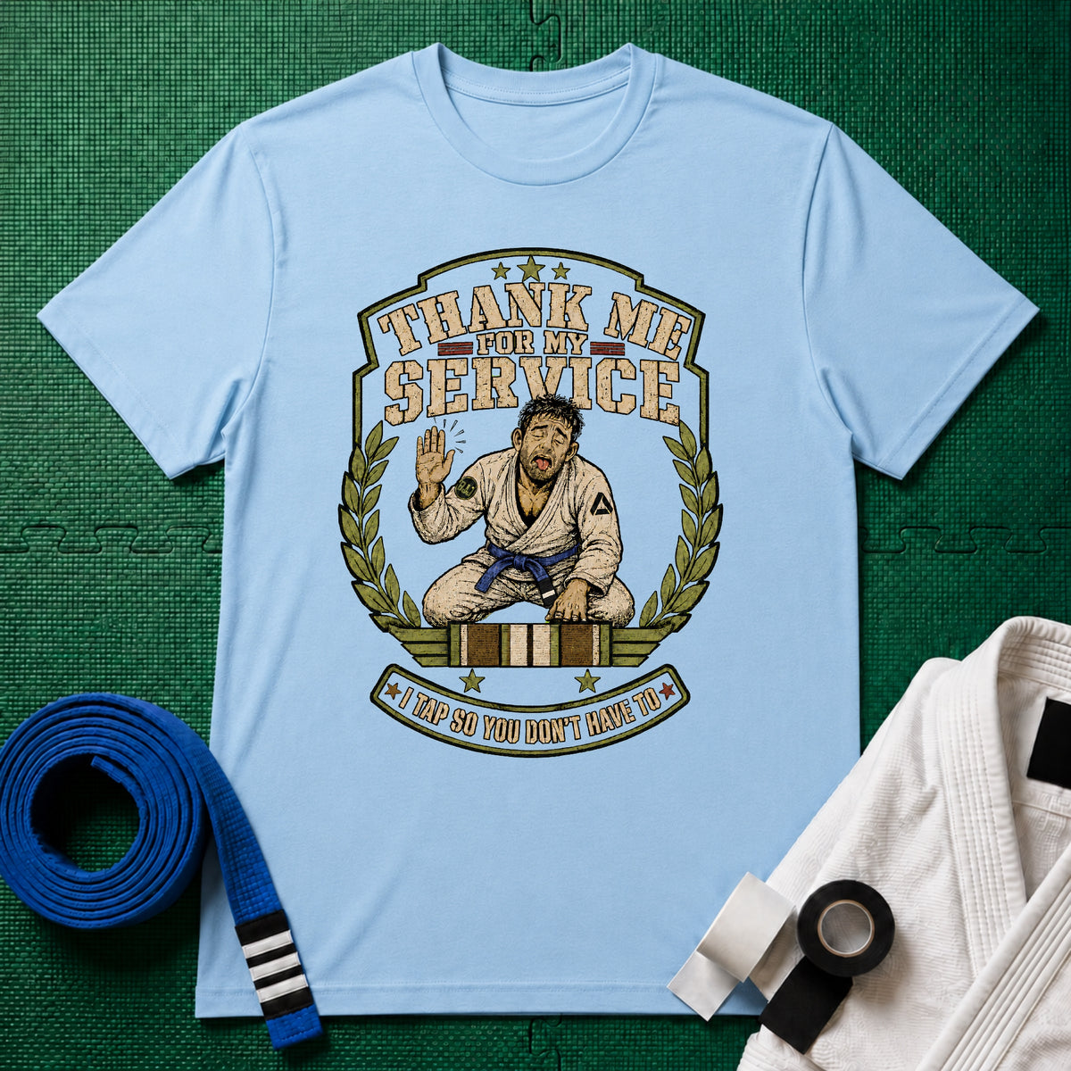 Thank me Blue Belt T-Shirt