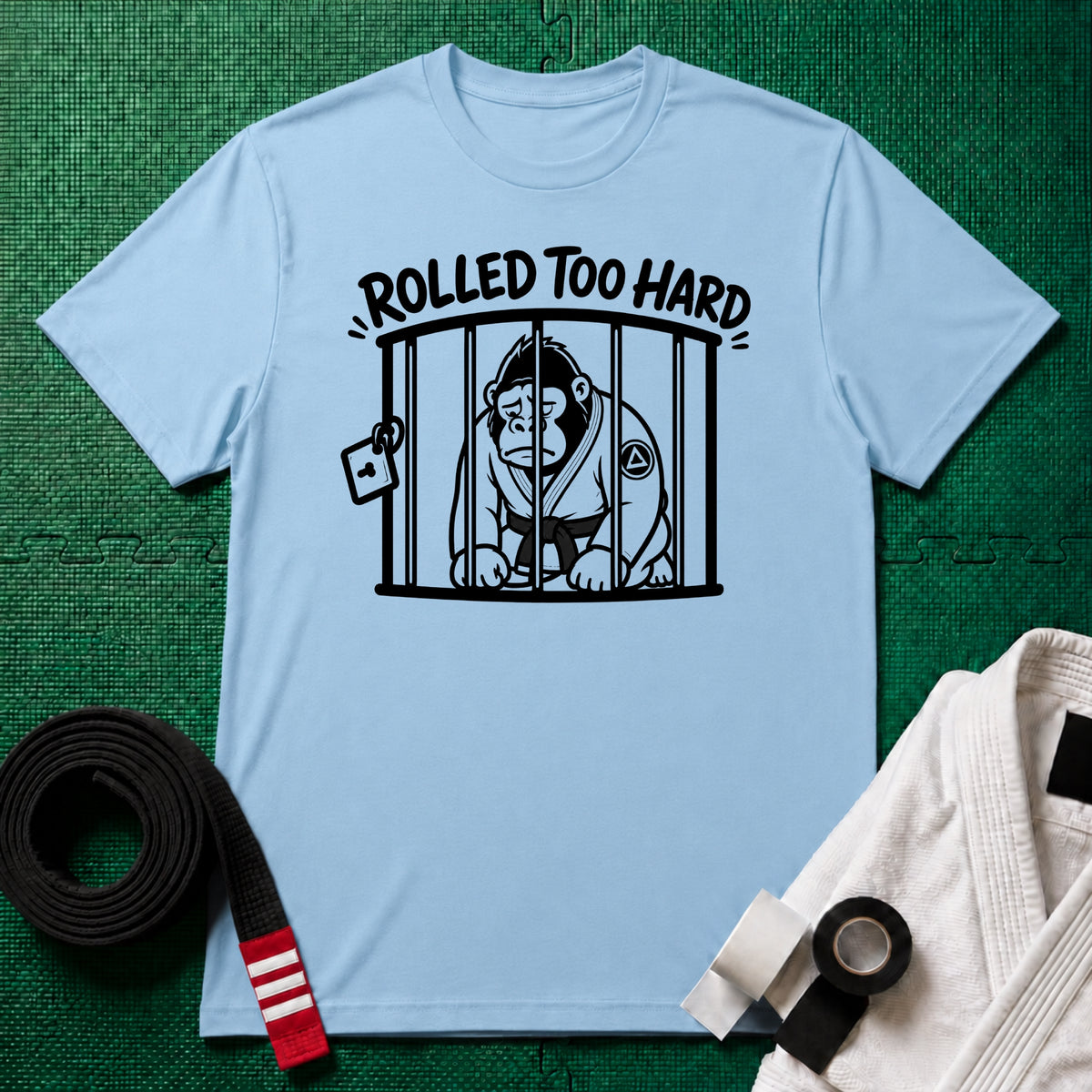 Rolled too Hard Black Belt T-Shirt