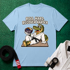 Roll Hard Black Belt T-Shirt
