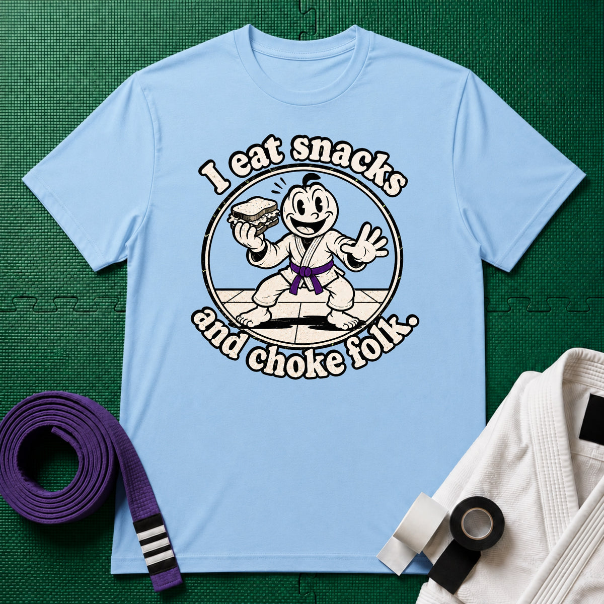 Choke Folk Purple Belt T-Shirt