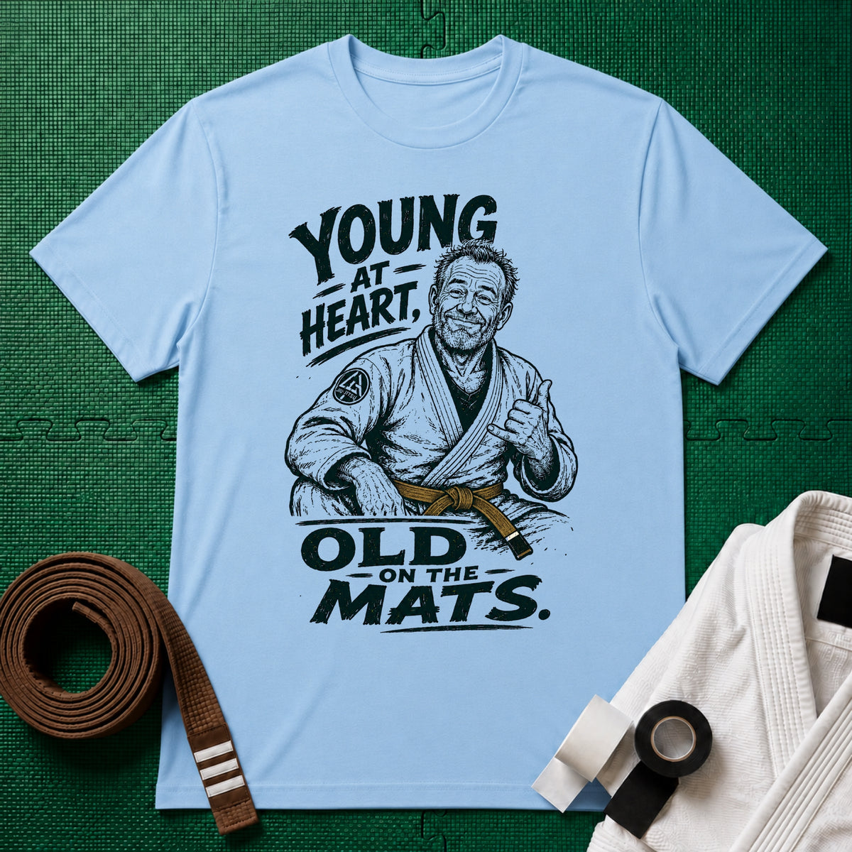 Young at Heart Brown Belt T-Shirt