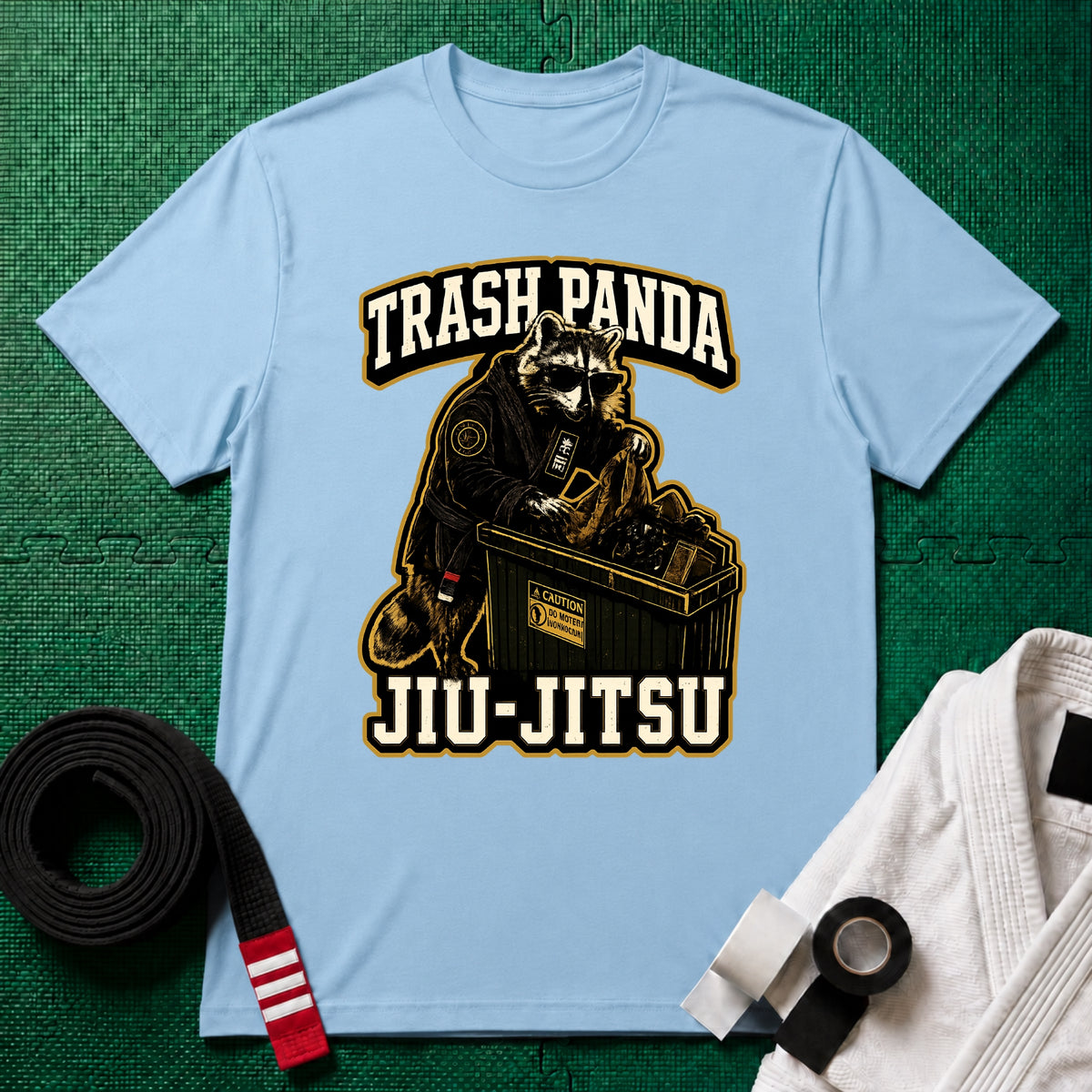 Trash Panda Black Belt T-Shirt