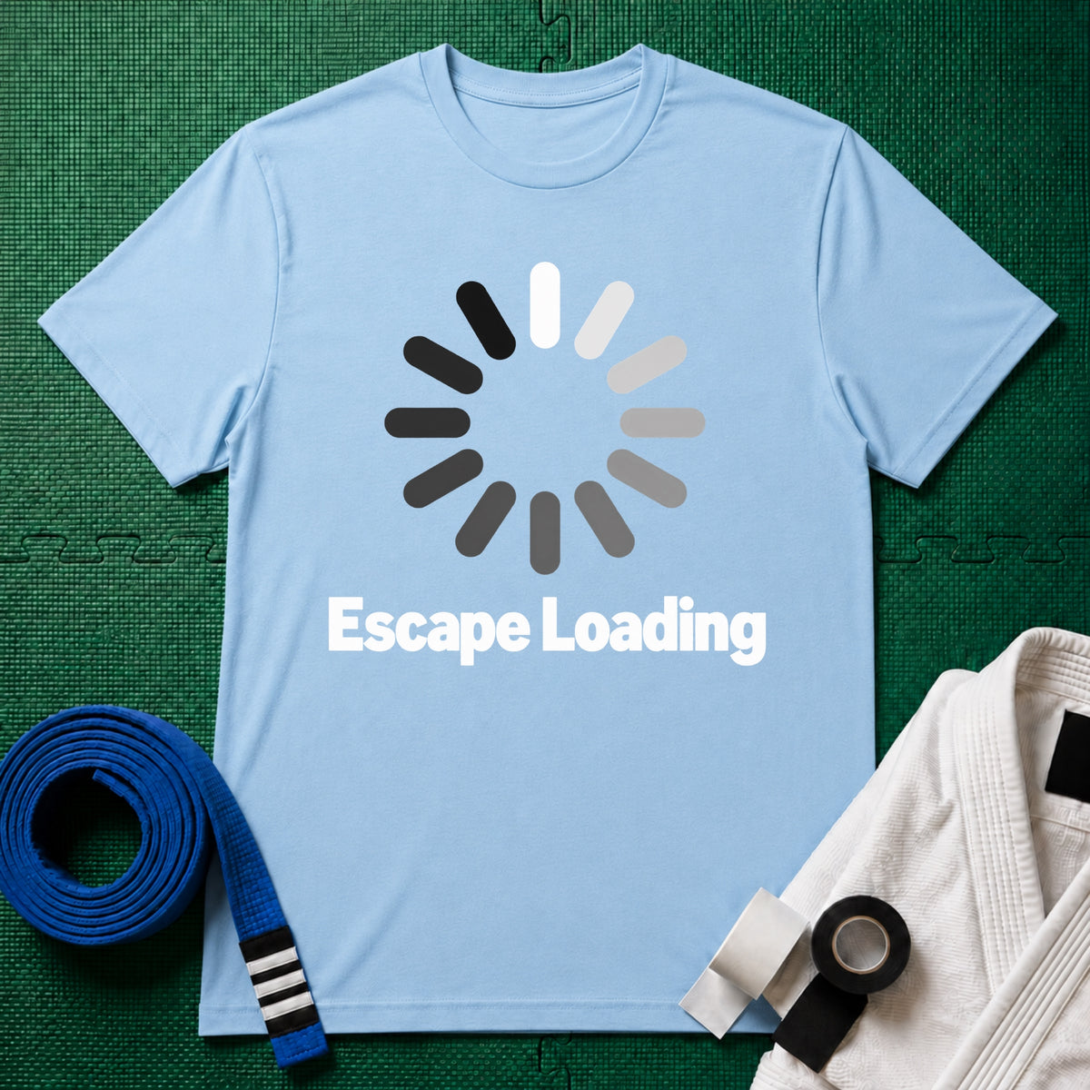Escape Loading T-Shirt in Light Blue