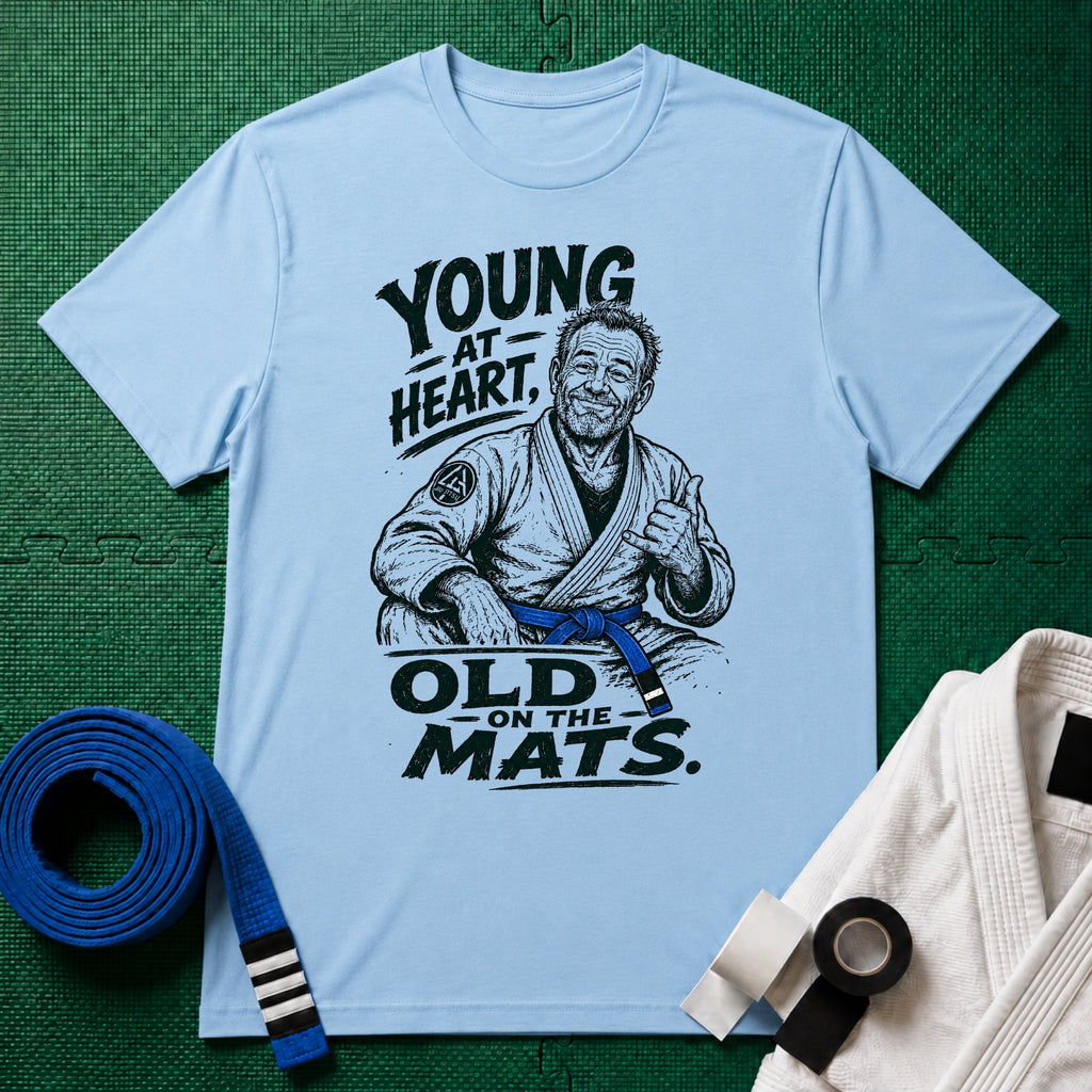 Young at Heart Blue Belt T-Shirt
