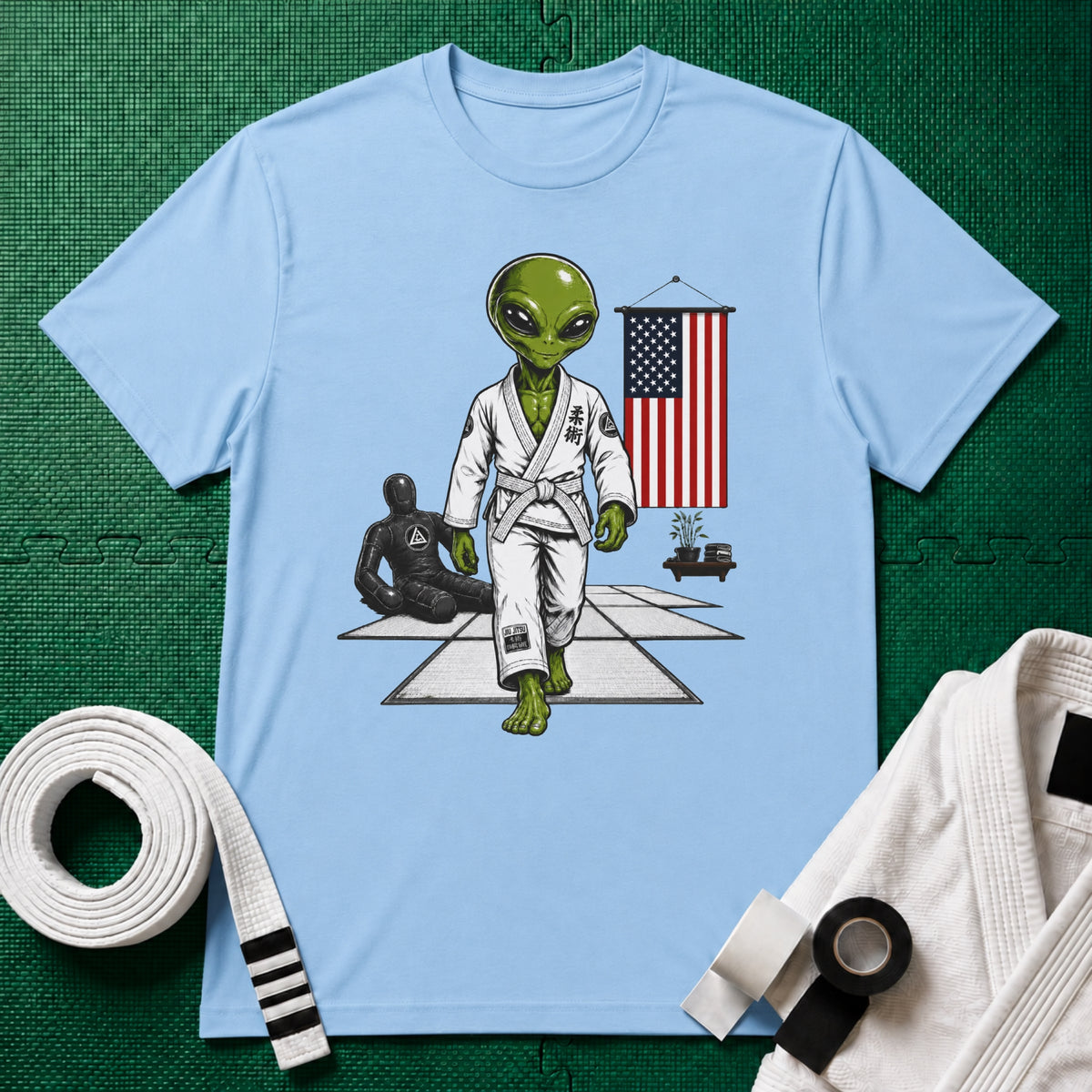 Alien Gym White Belt T-Shirt